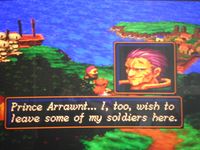 une photo d'Ã©cran de Shining Force 3 sur Sega Saturn